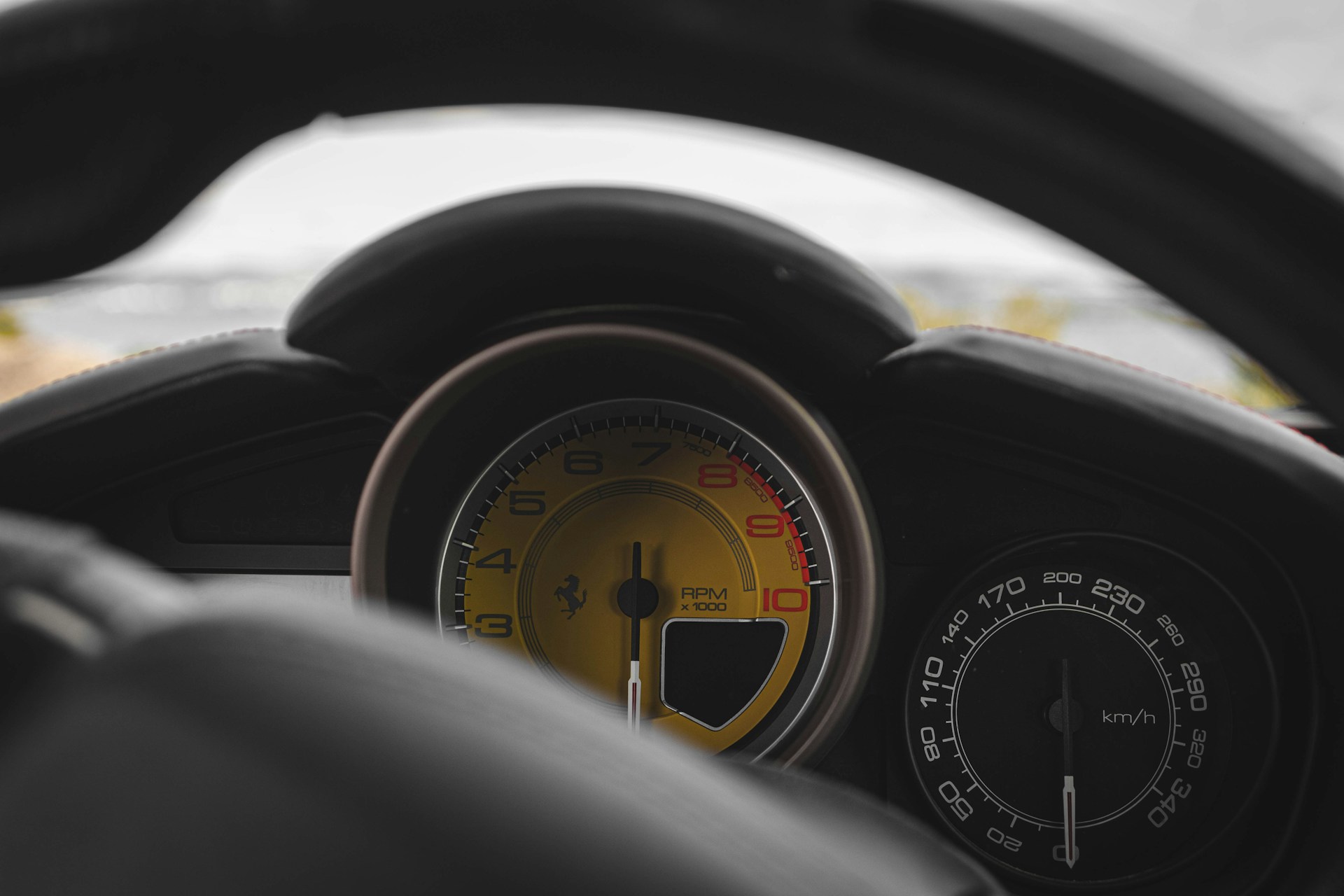 Luxury car diagnostics background